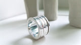 The Poem Ring Sterling Silver Spinner Ring