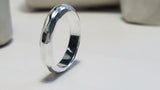Sterling Silver Faceted Ring