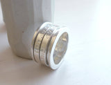 The Poem Ring Sterling Silver Spinner Ring