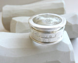 The Poem Ring Sterling Silver Spinner Ring