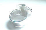 Leopard Ryolite Stone Sterling Silver Ring