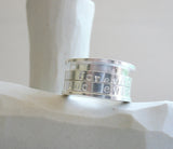 The Poem Ring Sterling Silver Spinner Ring